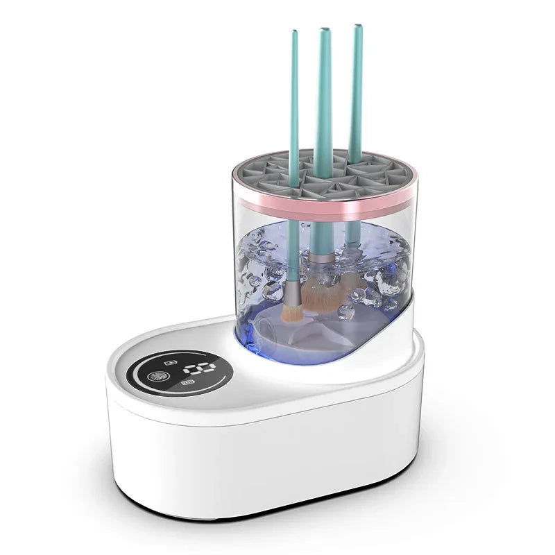 Automatic Rotating Makeup Brush Cleaner